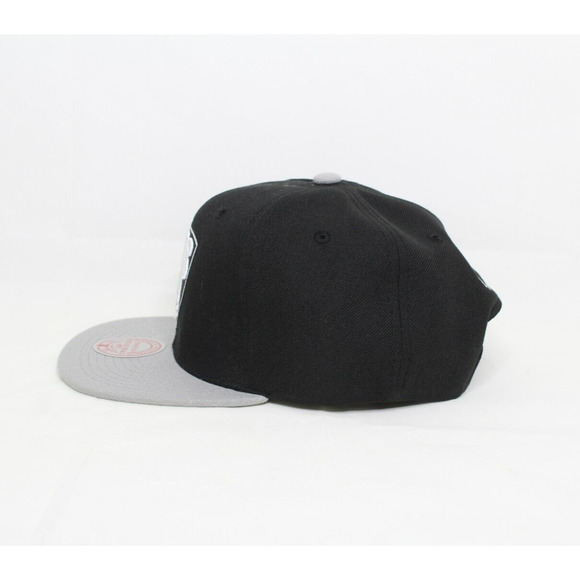 Mitchell & Ness Brooklyn Nets Black/ Gray Adjustable Snapback Hat Cap NWT - Picture 3 of 8